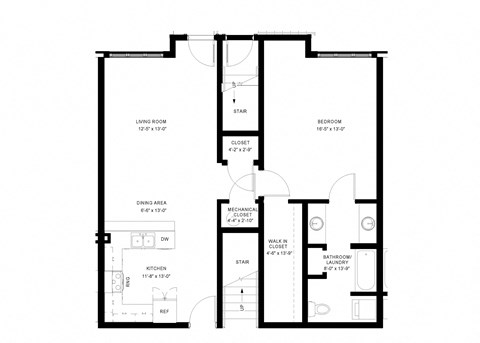Great River Residences 1 Bedroom Layouts